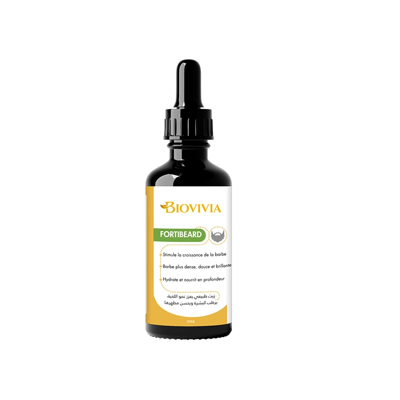 FORTIBEARD huile à barbe nourrissante BIOVIVIA 30 ml