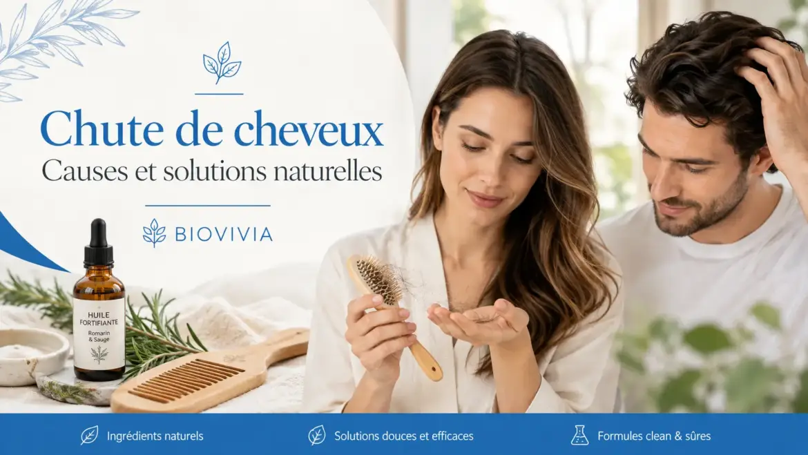 Chute de cheveux : causes et solutions naturelles pour des cheveux plus forts
