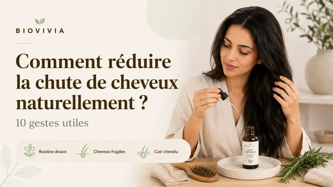 Comment réduire la chute de cheveux naturellement ? 10 gestes utiles
