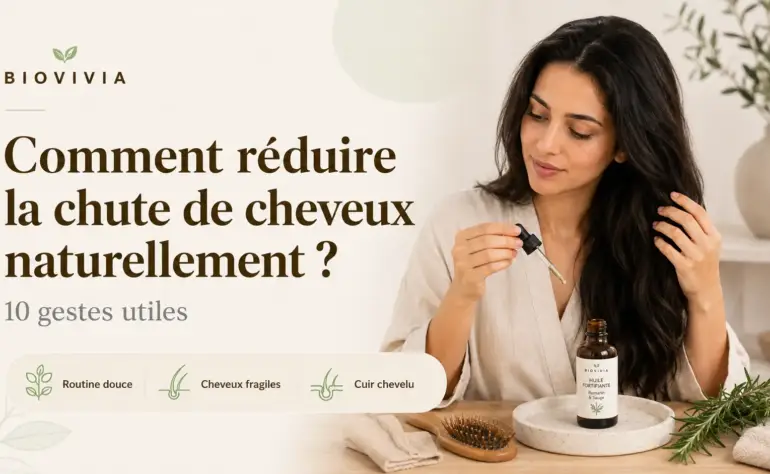 Comment réduire la chute de cheveux naturellement ? 10 gestes utiles
